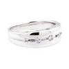 Image 1 : 14KT White Gold 0.40 ctw Diamond Band