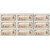 Image 2 : Lot of (9) Consecutive 1954 $100 Bank of Canada Notes