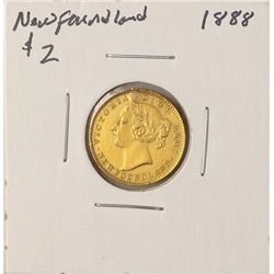 1888 $2 Newfoundland Gold Coin