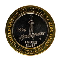 .999 Fine Silver Stratosphere Las Vegas, NV $10 Limited Edition Gaming Token