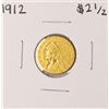 Image 1 : 1912 $2 1/2 Indian Head Quarter Eagle Gold Coin