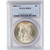 Image 1 : 1884-CC $1 Morgan Silver Dollar Coin PCGS MS62