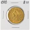 Image 1 : 1888 $10 Liberty Head Eagle Gold Coin