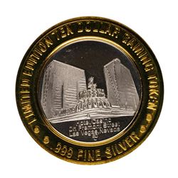 .999 Fine Silver Four Queens Casino Las Vegas $10 Limited Edition Gaming Token