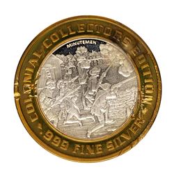 .999 Fine Silver Foxwoods Resort Casino $10 Limited Edition Gaming Token