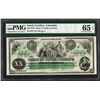 Image 1 : 1872 $20 State of South Carolina Revenue Bond Obsolete Note PMG Gem Uncirculated