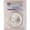 Image 1 : 2018 South Africa Krugerrand Silver Coin PCGS MS70 First Issue