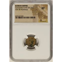 Constantius II, 337-361 AD Ancient Roman Empire Coin NGC XF