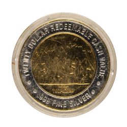 .999 Fine Silver Tropicana Las Vegas, Nevada $10 Limited Edition Gaming Token