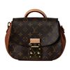Image 3 : Louis Vuitton Monogram Eden PM Bag with Camel Leather