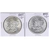 Image 1 : Lot of (2) 1899-O $1 Morgan Silver Dollar Coins
