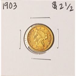1903 $2 1/2 Liberty Head Quarter Eagle Gold Coin