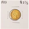 Image 1 : 1903 $2 1/2 Liberty Head Quarter Eagle Gold Coin