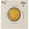 Image 1 : 1901-S $5 Liberty Head Half Eagle Gold Coin