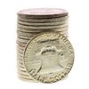 Image 2 : Roll of (20) Brilliant Uncirculated 1963 Franklin Half Dollar Coins