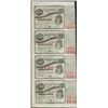 Image 1 : Uncut Sheet of (4) State of Louisiana Baby Bond Obsolete Notes
