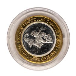 .999 Fine Silver The Orleans Las Vegas, Nevada $10 Limited Edition Gaming Token