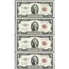 Image 1 : Lot of (5) Consecutive Uncirculated 1953C $2 Legal Tender Notes