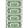 Image 2 : Lot of (5) Consecutive Uncirculated 1953C $2 Legal Tender Notes