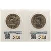 Image 2 : Lot of 1974-D & 1976-D Eisenhower Dollar Coins PCGS MS64