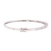 Image 2 : 14KT White Gold 1.03 ctw Diamond Bangle Bracelet