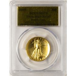 2009 $20 Ultra High Relief Double Eagle Gold Coin PCGS MS70 Gold Foil Label