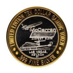 .999 Silver McCarran International Airport Las Vegas, NV $10 Limited Gaming Toke