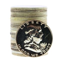 Roll of (20) Proof 1961 Franklin Half Dollar Coins