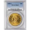 Image 1 : 1898-S $20 Liberty Head Double Eagle Gold Coin PCGS MS62