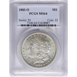 1883-O $1 Morgan Silver Dollar Coin PCGS MS64