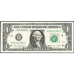 1988A $1 Federal Reserve Note Radar Serial Number