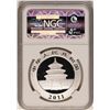 Image 2 : 2011 China 10 Yuan Silver Panda Coin NGC MS69 Early Releases