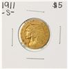 Image 1 : 1911-S $5 Indian Head Half Eagle Gold Coin