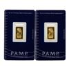 Image 1 : Lot of (2) Suisse 2.5 Gram Fine Gold Pamp Gold Bars