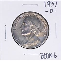 1937-D Boone Bicentennial Commemorative Half Dollar Coin