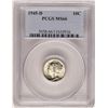 Image 1 : 1945-D Mercury Dime Coin PCGS MS66