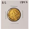Image 1 : 1897 $5 Liberty Head Half Eagle Gold Coin