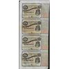 Image 1 : Uncut Sheet of (4) State of Louisiana Baby Bond Obsolete Notes