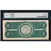 Image 2 : 1862 $2 Legal Tender Note Fr.41 PMG Choice Uncirculated 63