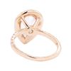 Image 3 : 14KT Rose Gold 3.04 ctw Morganite And Diamond Ring