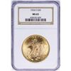 Image 1 : 1924-S $20 St. Gaudens Double Eagle Gold Coin NGC MS65