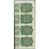 Image 2 : Uncut Sheet of (4) State of Louisiana Baby Bond Obsolete Notes