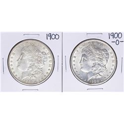 Lot of 1900 & 1900-O $1 Morgan Silver Dollar Coins