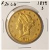 Image 1 : 1879-S $20 Liberty Head Double Eagle Gold Coin
