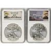 Image 1 : Lot of 2014-2015 $1 American Silver Eagle Coins NGC MS69 First Releases