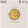 Image 1 : 1904 $2 1/2 Liberty Head Quarter Eagle Gold Coin
