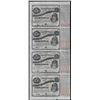 Image 1 : Uncut Sheet of (4) State of Louisiana Baby Bond Obsolete Notes