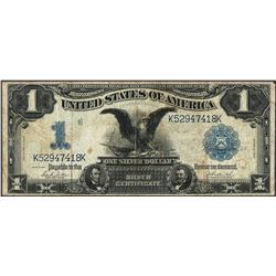 1899 $1 Black Eagle Silver Certificate Note
