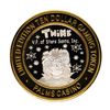 Image 1 : .999 Fine Silver Palms Las Vegas, Nevada $10 Limited Edition Gaming Token