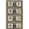 Image 1 : Lot of (4) 1923 $1 Silver Certificate Notes
